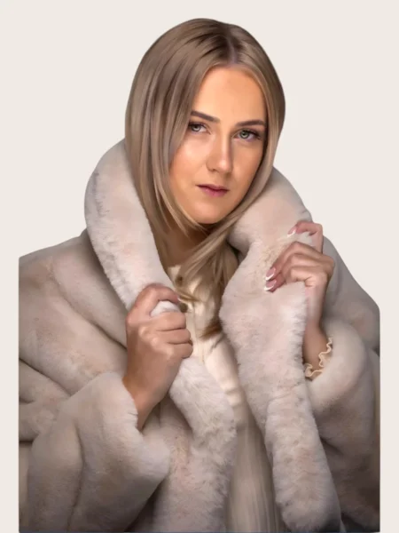 Cream Faux Fur Bomber Jacket 1 South Africa