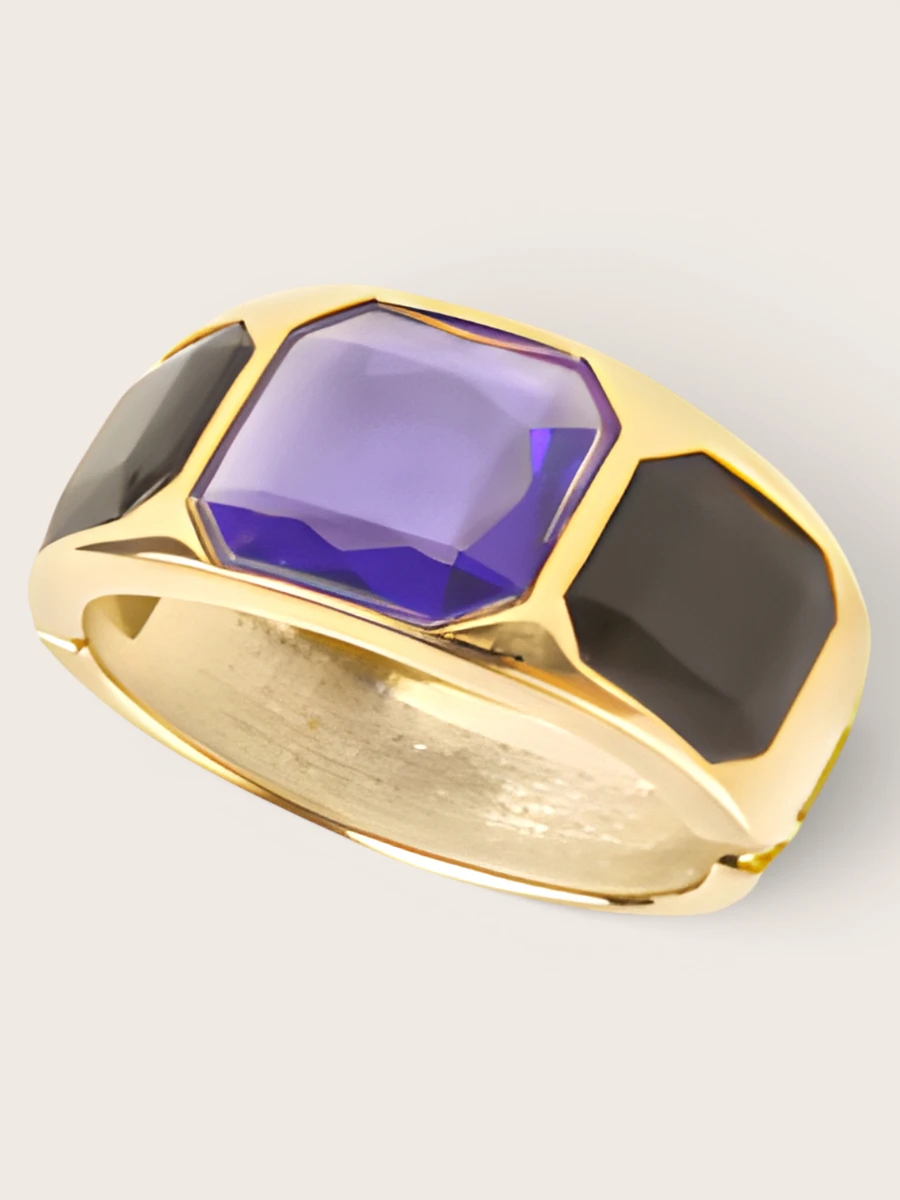 Gold Purple Stone Armband 1 Gold Purple Stone Armband South Africa