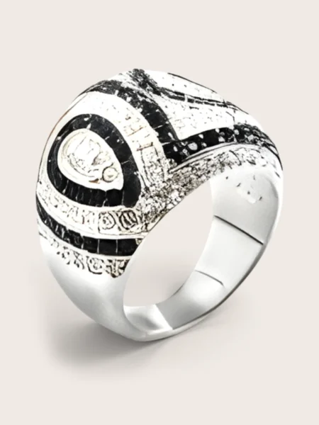 Silver Imitation Diamond Statement Ring South Africa